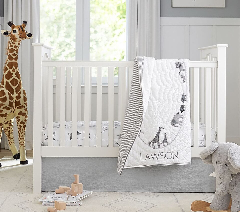 Organic Lawson Fitted Cot Sheet Pottery Barn Kids UK